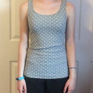 Polka dot tank top